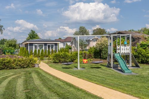 Family-friendly Riga apartment with shared children’s playground at Garden Apartments