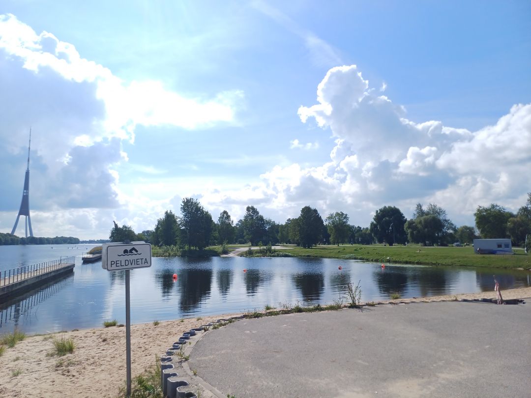 Swimming places in Riga and nearby.