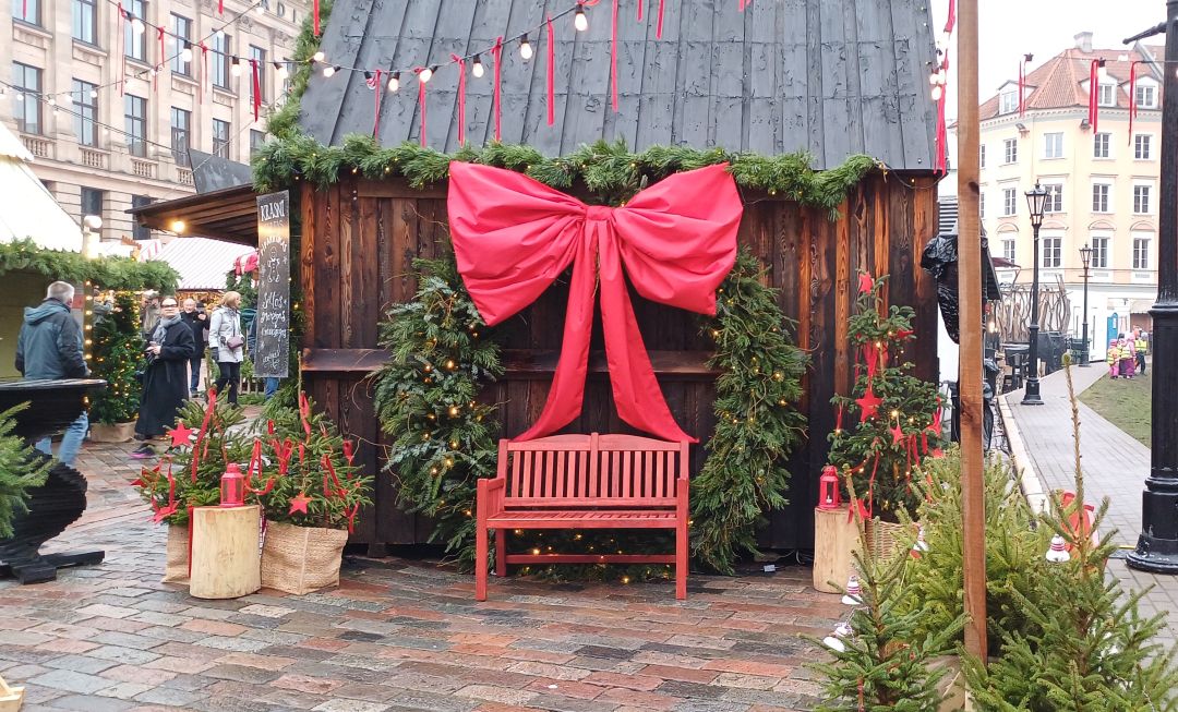 Christmas market in Riga, Latvia.